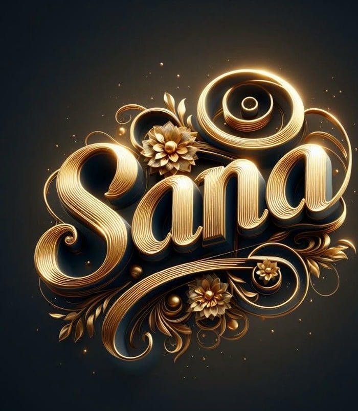 Elegant side pose name dp sana