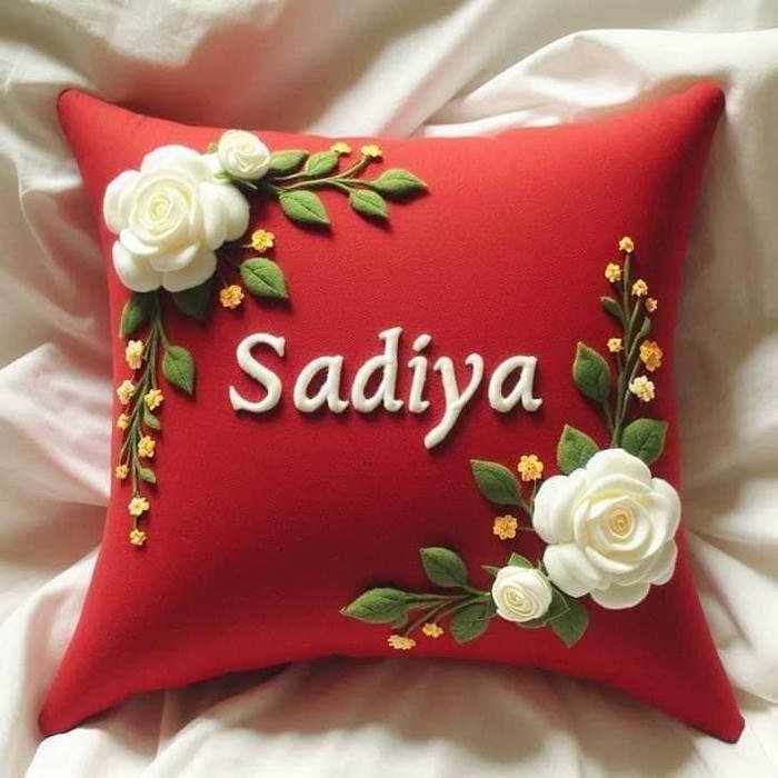 Elegant side pose sadiya name dp pic