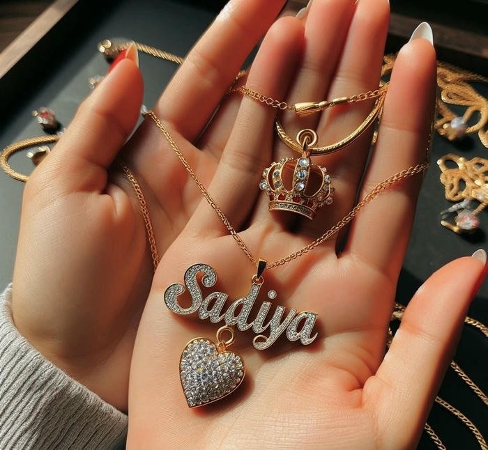 Elegant soft glow sadiya name dp