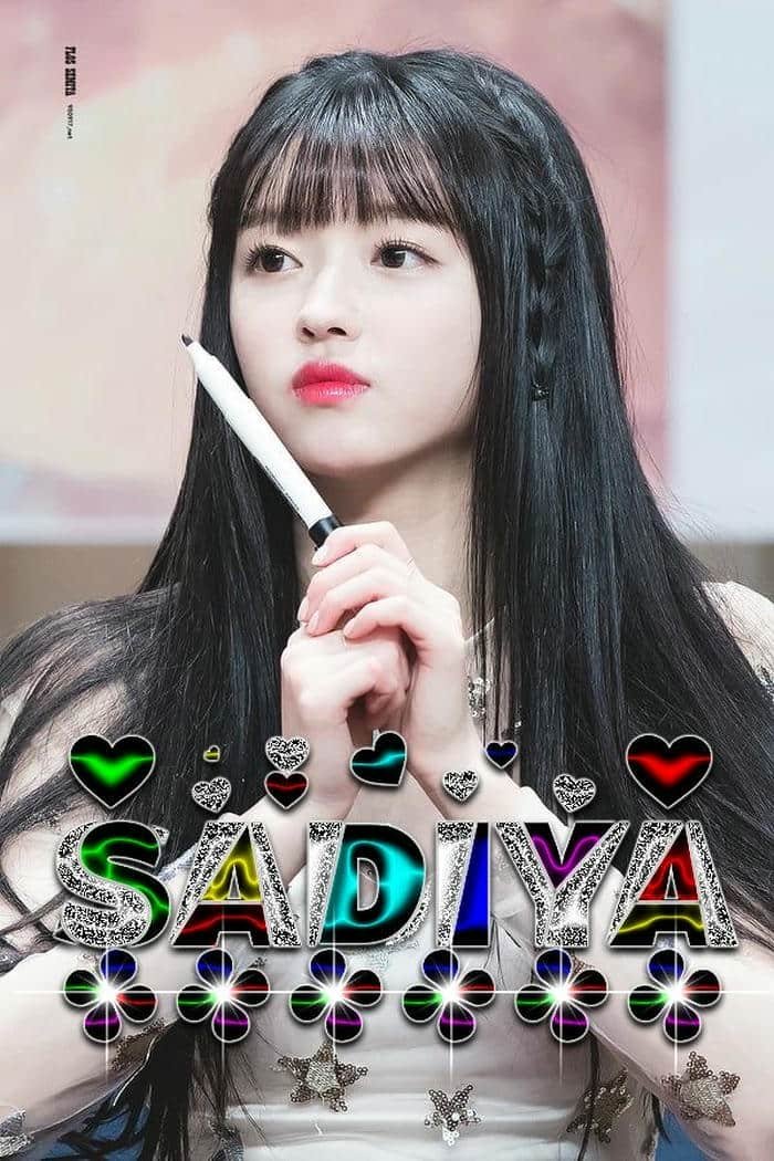 Fairy light effect sadiya name dp