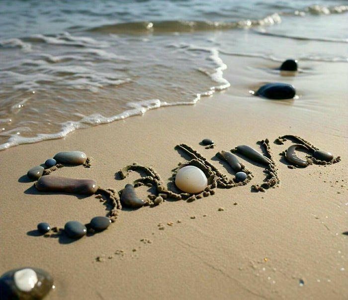 Gentle sea lovely charm sadiya name dp