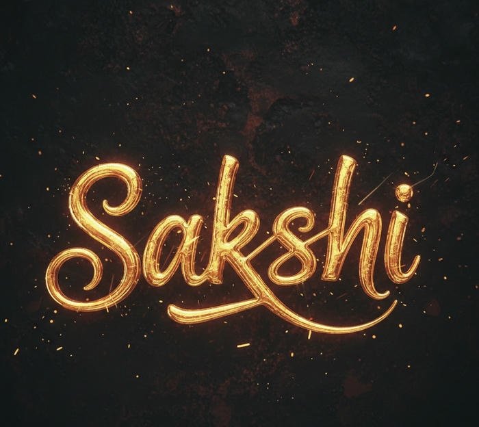 Graceful feminine vibe sakshi name dp
