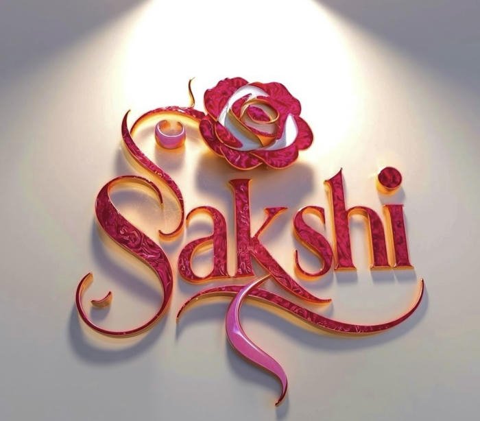 Graceful lady charm sakshi name dp