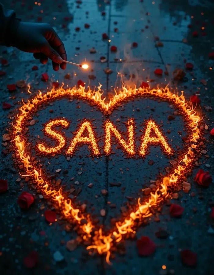 Modern chic style name sana dp