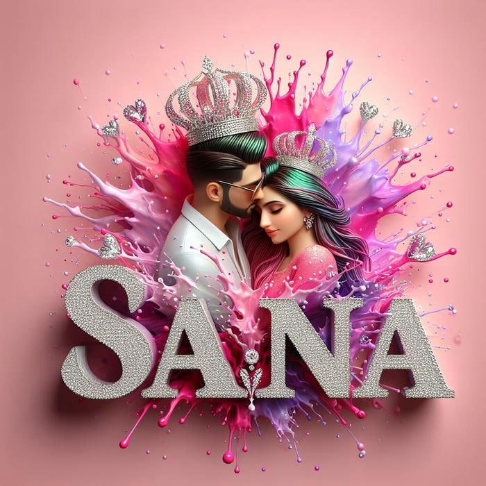 Pastel dream girl sana name dp