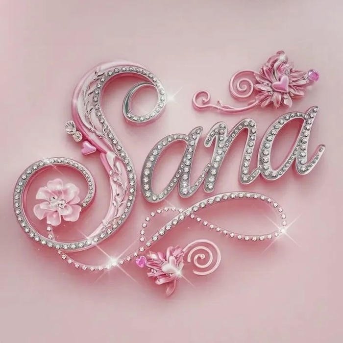 Peaceful aura portrait sana name dp