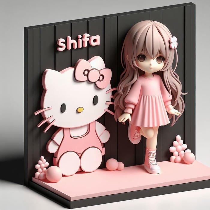 Peaceful blue tone shifa name dp