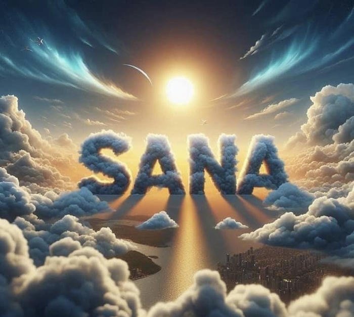 Peaceful heart mood name sana dp