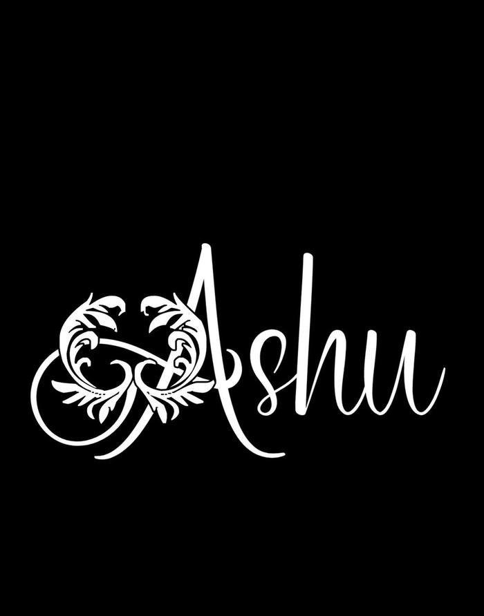 Peaceful vibes surround the ashu name dp