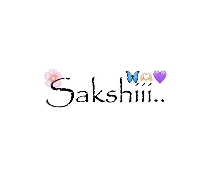 Princess style glow sakshi name dp