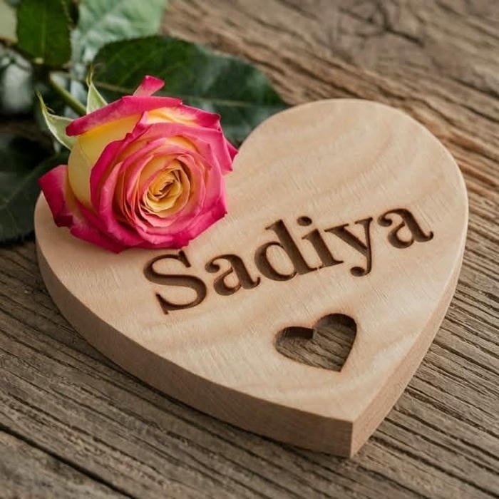 Pure heart beauty sadiya name dp