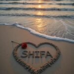 Romantic rose filter shifa name dp