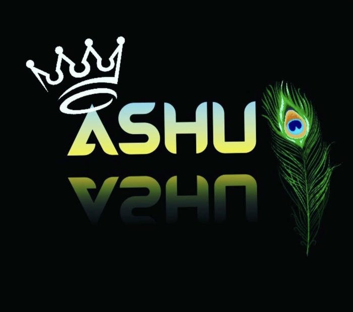 Silent love fills the ashu name dp