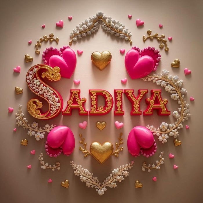 Soft pink mood sadiya name dp