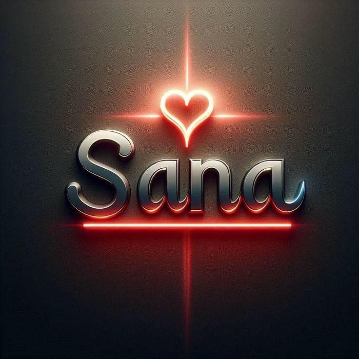 Sweet girl mood sana name dp