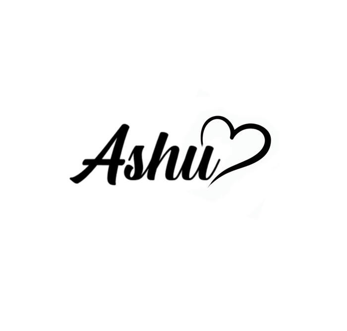 Tender feelings flow with ashu name dp