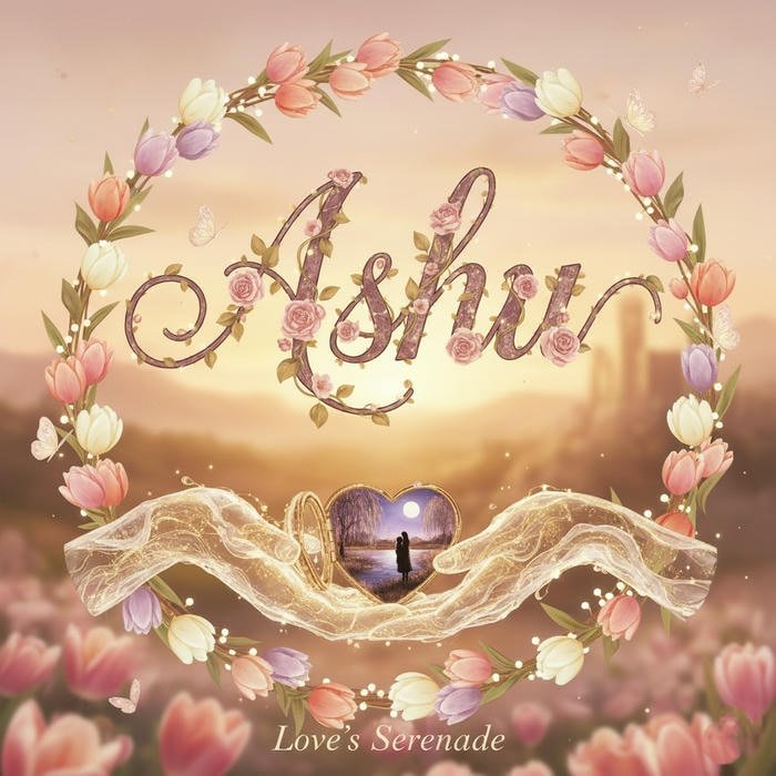 Warm peace surrounds the ashu name dp