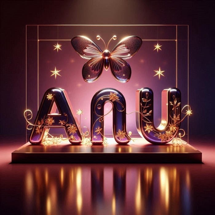 anu name dp looks calm and pretty