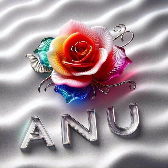 anu name dp wrapped in soft sweetness