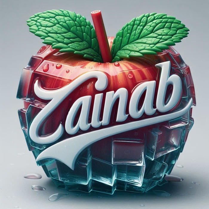 apple photo zainab name dp aesthetic