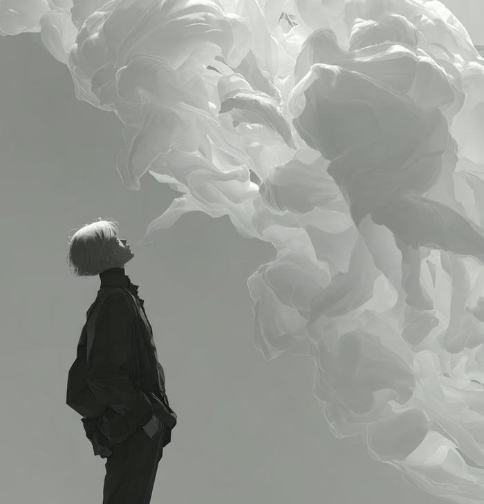 boy breathing silence dp mood off