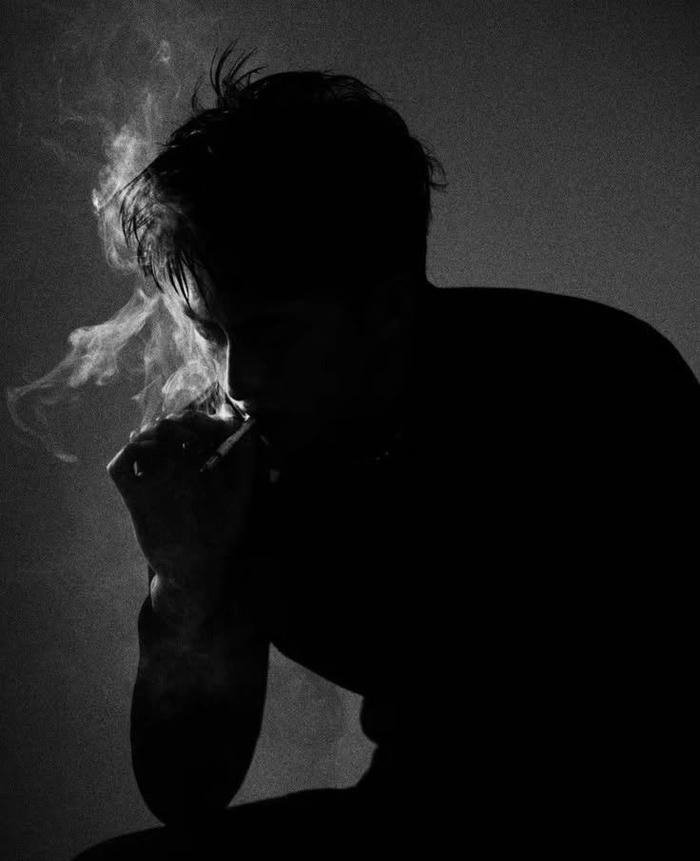 boy dp sinking deeper into mood off