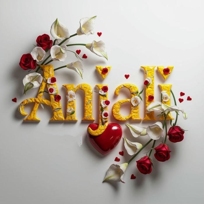 classy look anjali name dp so attractive now