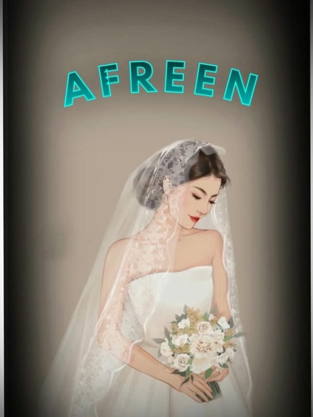 Playful afreen name DP for clean and cute profiles
