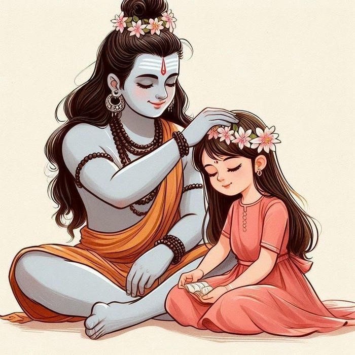 dark calm seen in mahakal dp girl