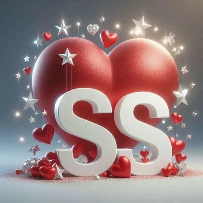 elegant text ss name dp design