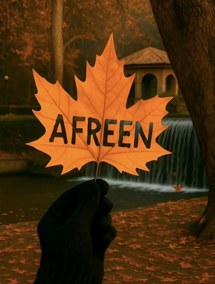 everyone feels warmth from afreen name dp