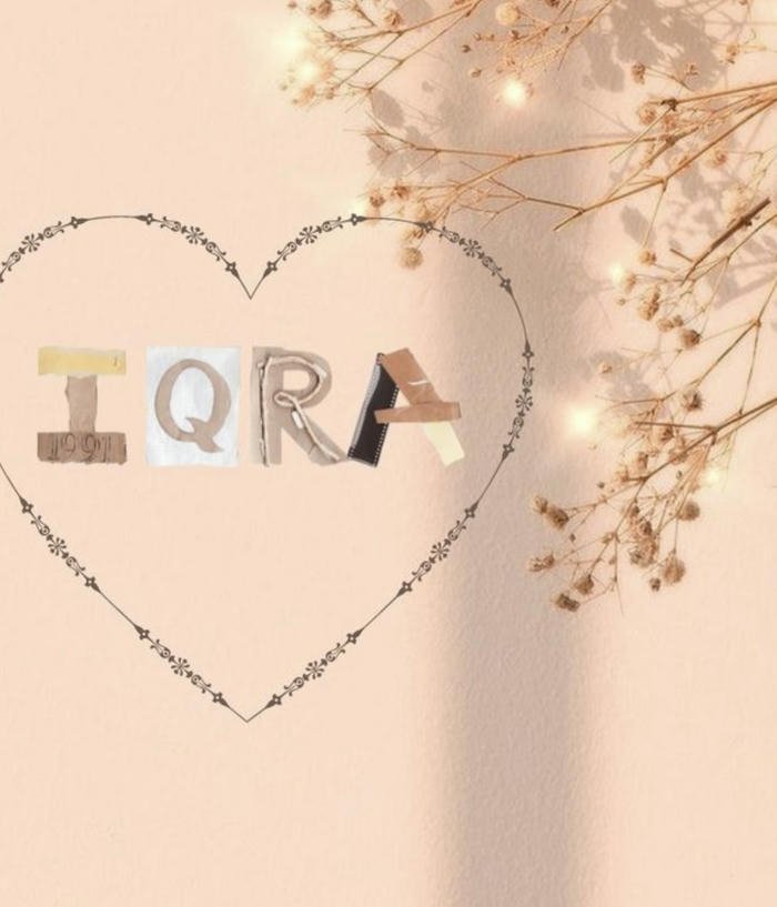 everyone feels warmth from the iqra name dp