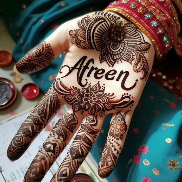 everyone loves afreen name dp smile