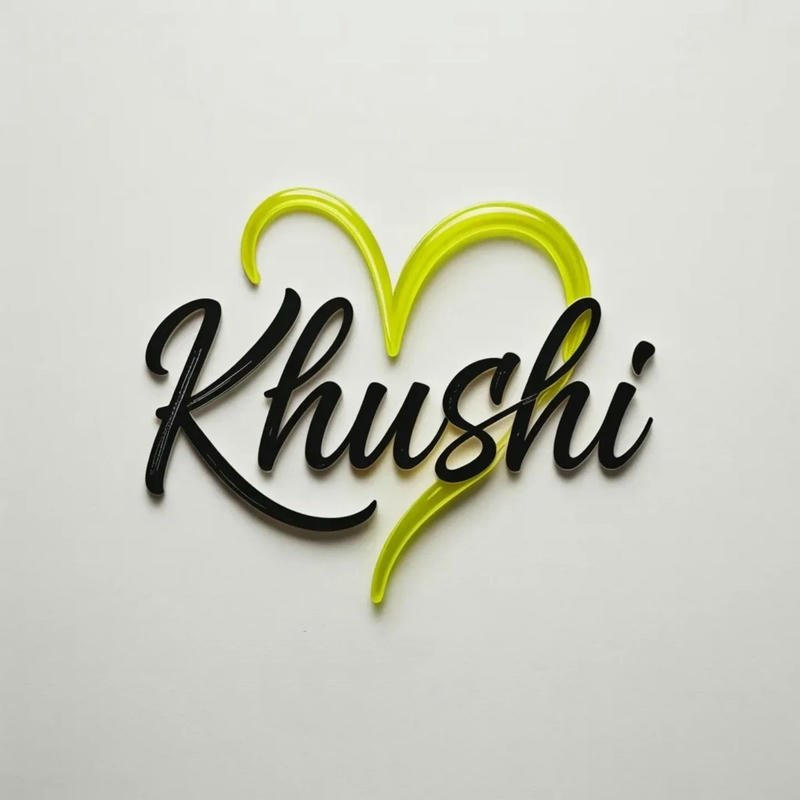floral light fantasy khushi name dp style