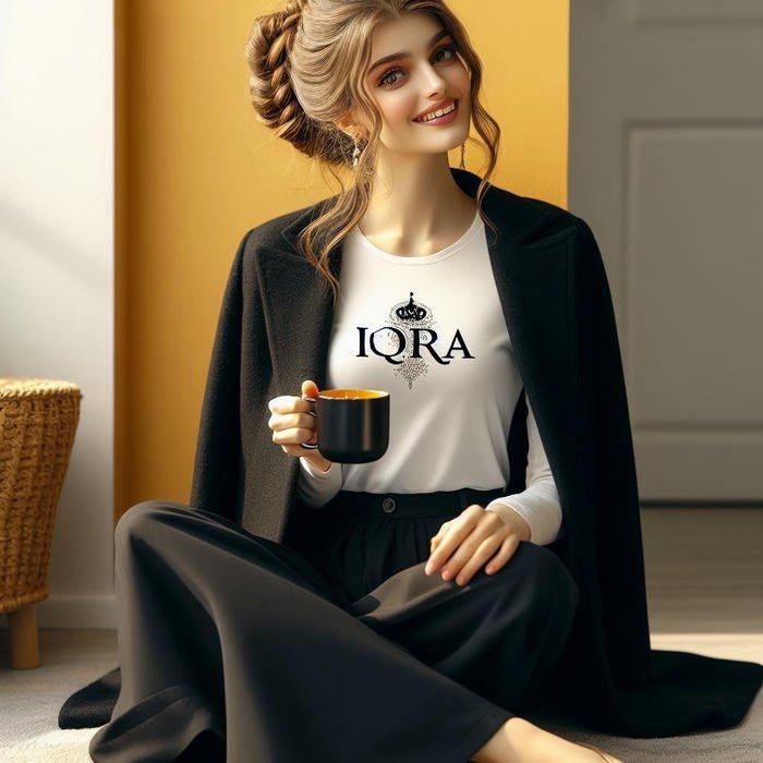 gentle eyes glow around iqra name dp