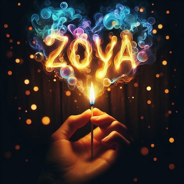 gentle night vibe zoya name dp