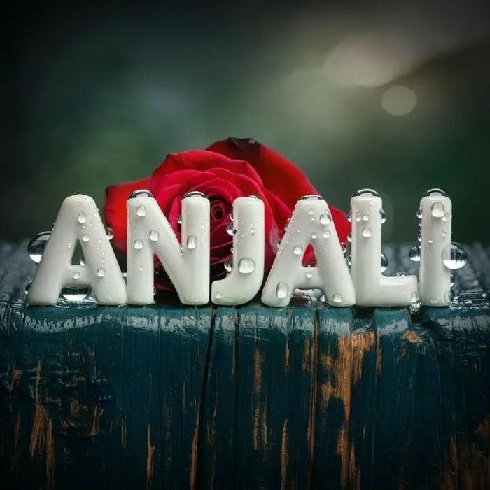 gorgeous look anjali name dp stealing all attention