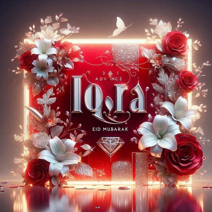 iqra name dp shows a charming smile