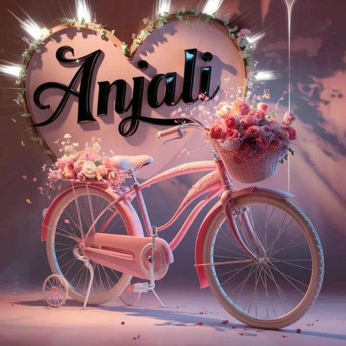 lovely soul anjali name dp with sweet smile