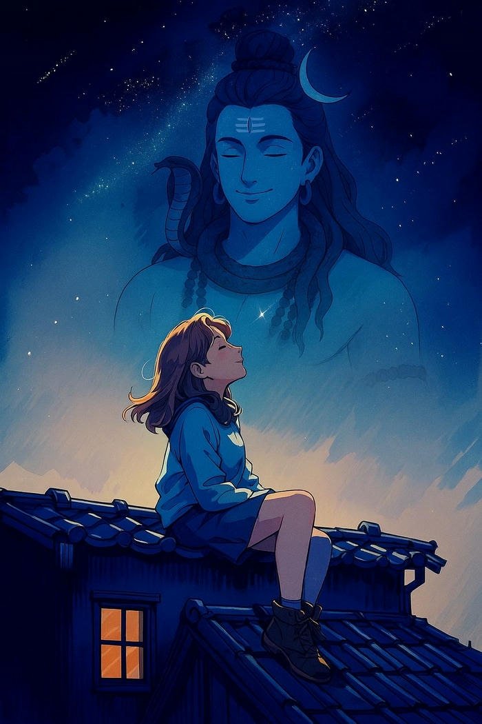 mahakal dp girl carries quiet dominance