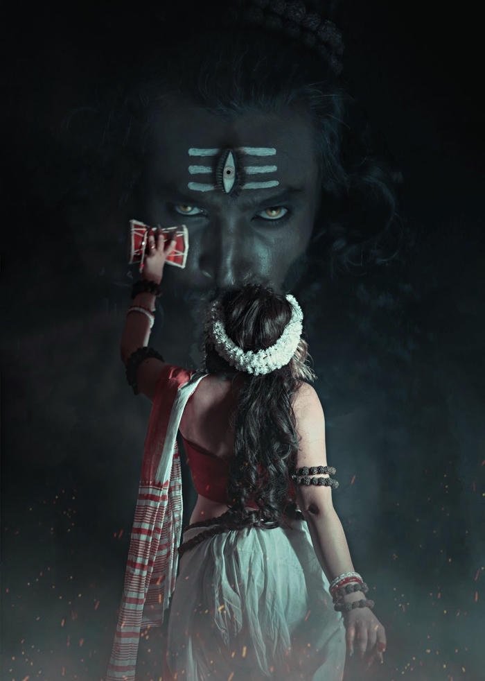 no fear in mahakal dp girl