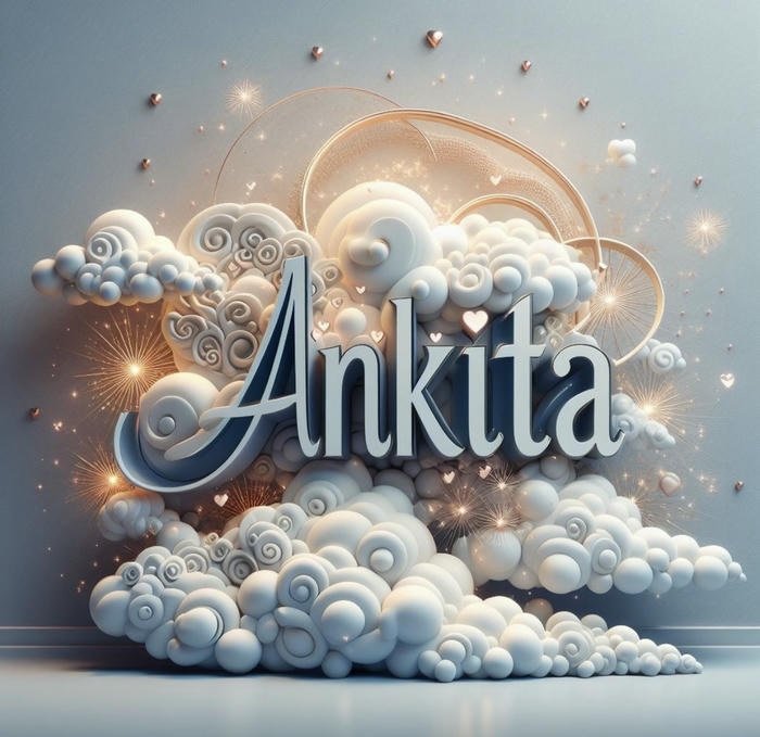 pretty presence of the ankita name dp