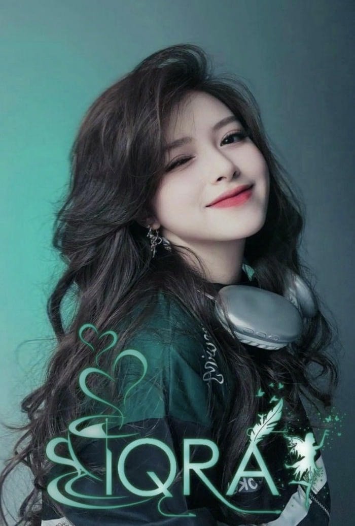 pure happiness surrounds the pretty iqra name dp