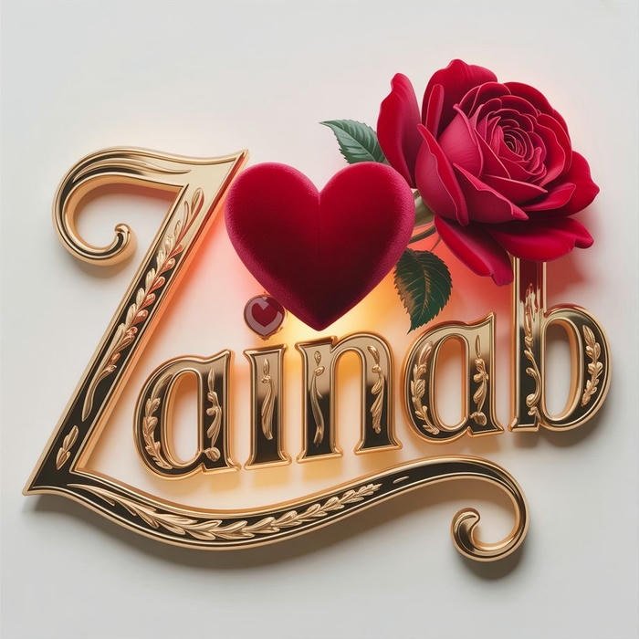 quiet luxury zainab name dp profile