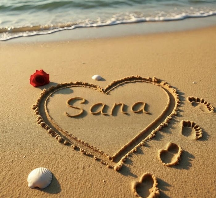 sana name dp warm smile natural beauty