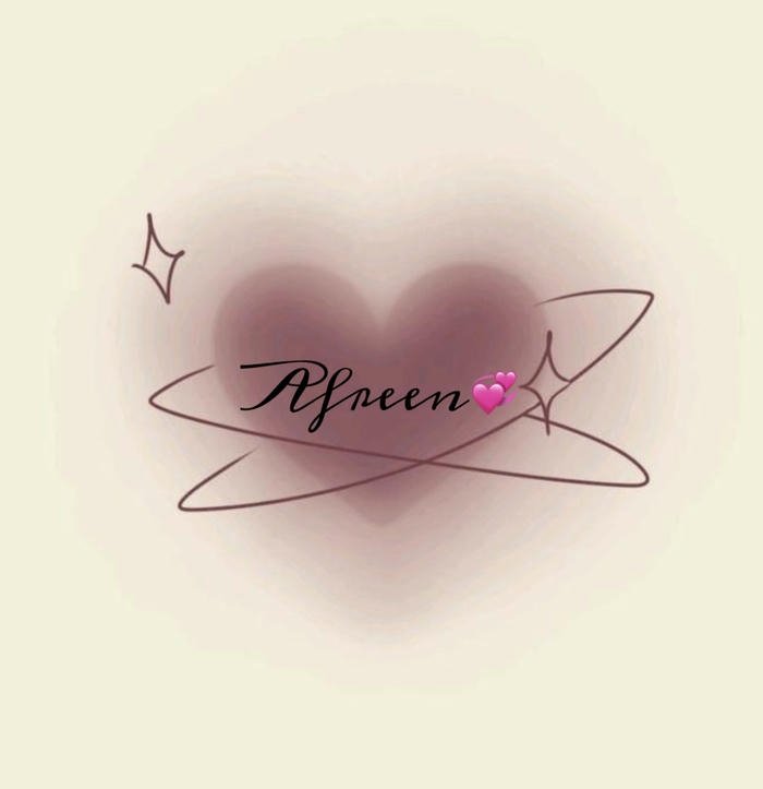 so many admire the sweet afreen name dp