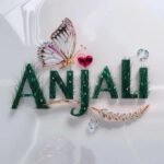 soft angelic anjali name dp full classy charm