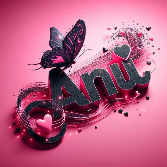 soft anu name dp looks adorable