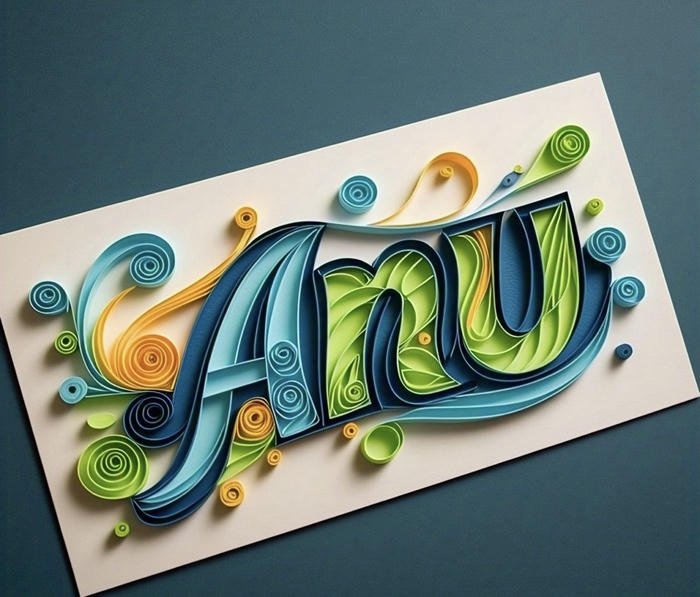 soft charm surrounds anu name dp gently