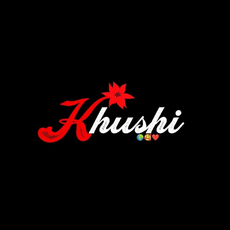 soft petals khushi name dp frame